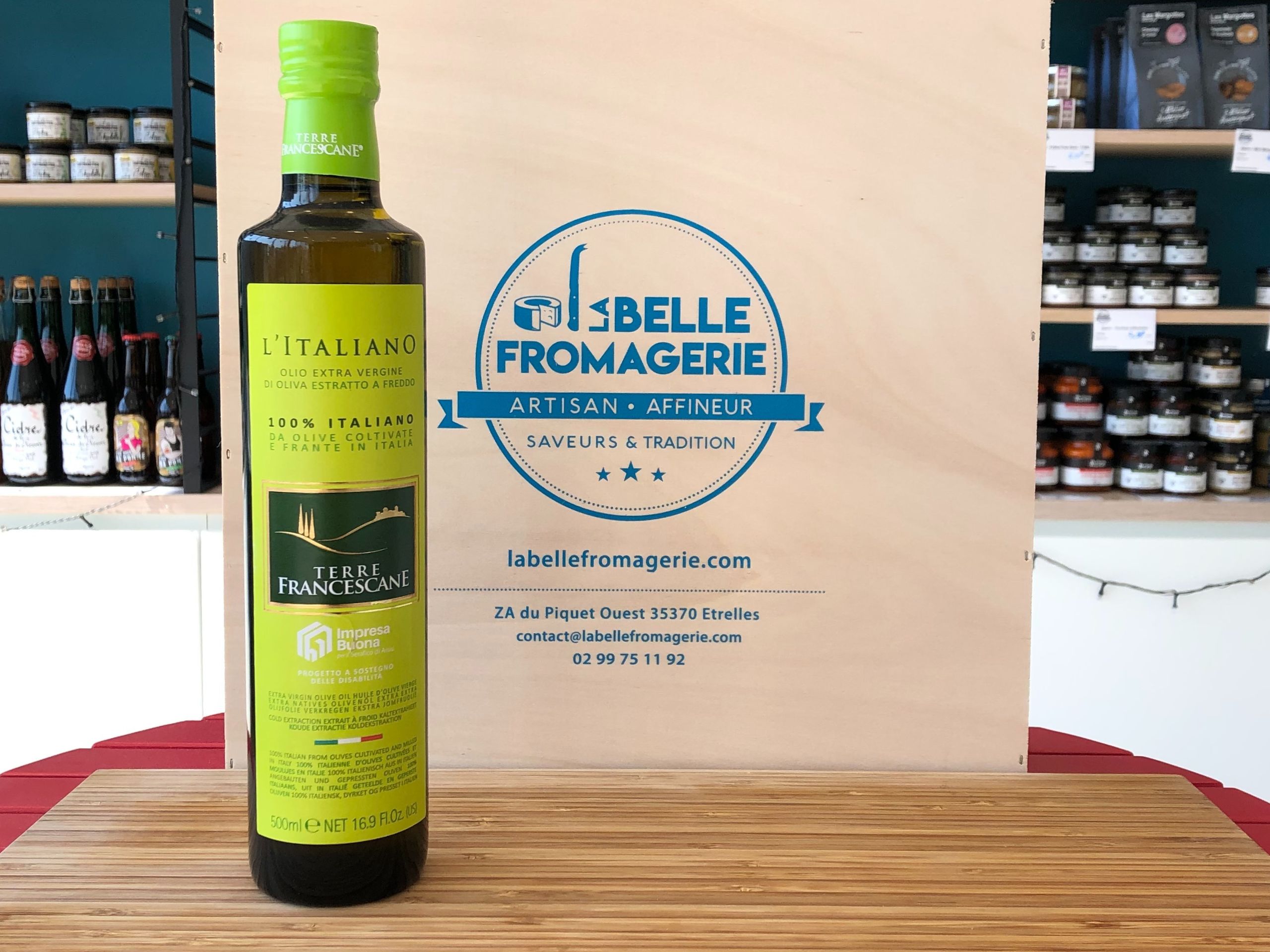 boutique huile d'olive : l'apéritif